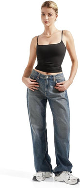 Women Sexy Square Neck Tank Top